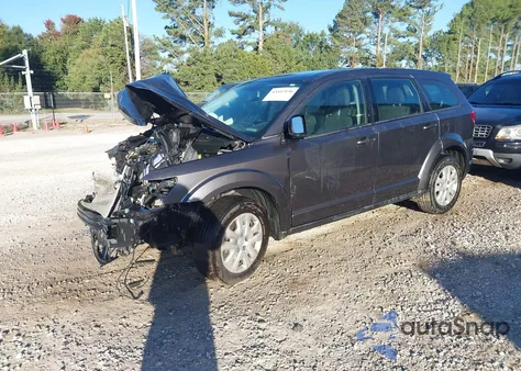 2014 Dodge Journey Se из США, поврежденный, VIN 3C4PDCAB3ET281886